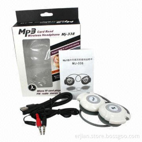 Stereo Bluetooth headset with mp3 player, 6 EQ available & 10 meters operating range